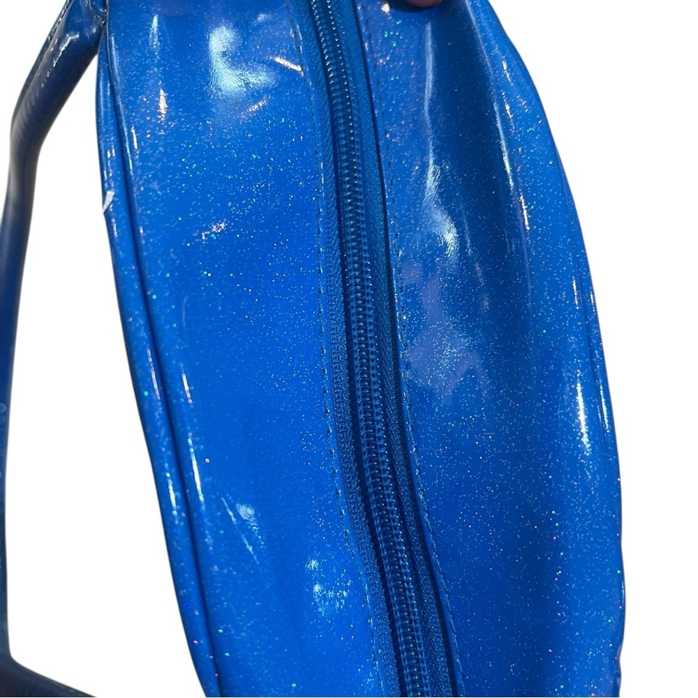 Y2K Vintage Sparkly Blue M&M's Round Tote Bag EUC - Picture 5 of 12
